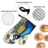 YYHWHJDE Kitchen Baking Set of 3 - Oven Mitts and