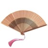 GFM® Bamboo Silk Handheld Folding Chinese Hand Fans for Summer,