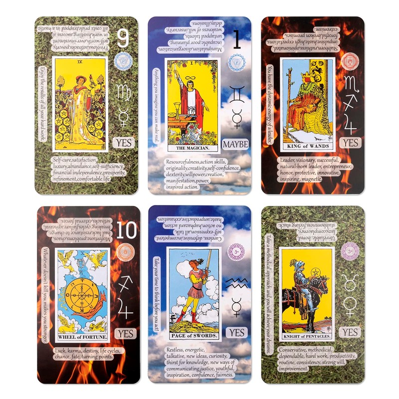 Tarot Cards with Meanings on Them, Learning Tarot Cards Set