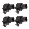 4PCS IEC320 C6 to IEC320 C5 Power Adapter Plug and