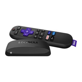 Roku Express 4K+ | HD/4K/HDR Streaming Device with Voice Remote, TV Controls, Fast Wi-Fi, Premium HDMI Cable, and Easy Setup