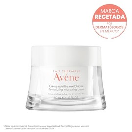 AVENE, Crema facial nutritiva, revitaliza, calma y suaviza, para piel seca y muy seca, 50ml