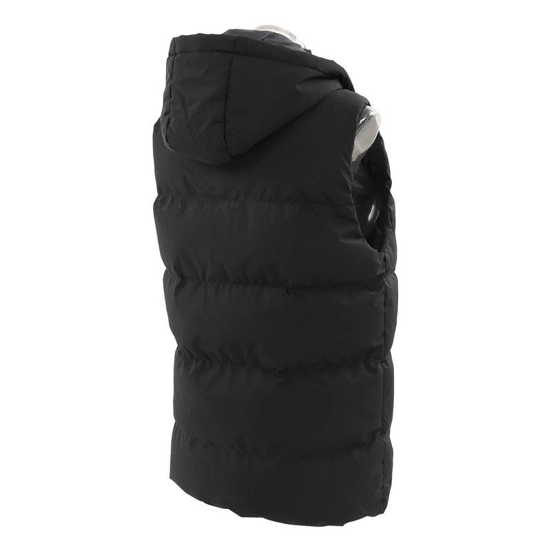 Heated Hooded Vest Fast Warmer Up Jacket 7 Areas Carbon