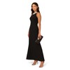Adrianna Papell Women's Beaded Halter Gown, Black