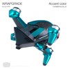 WRAPGRADE Skin Compatible with DJI FPV | Accent Color (Caribbean