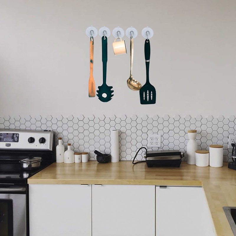 ETwinCoo All-Purpose Suction Cups Hooks [Combo Set] Reliable Strongest Window