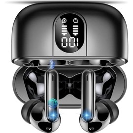 AI Language Translator Earbuds Real Time, 3-in-1 Bluetooth 5.3 Translator Earbuds with 164 Languages/6 Translation Modes Black