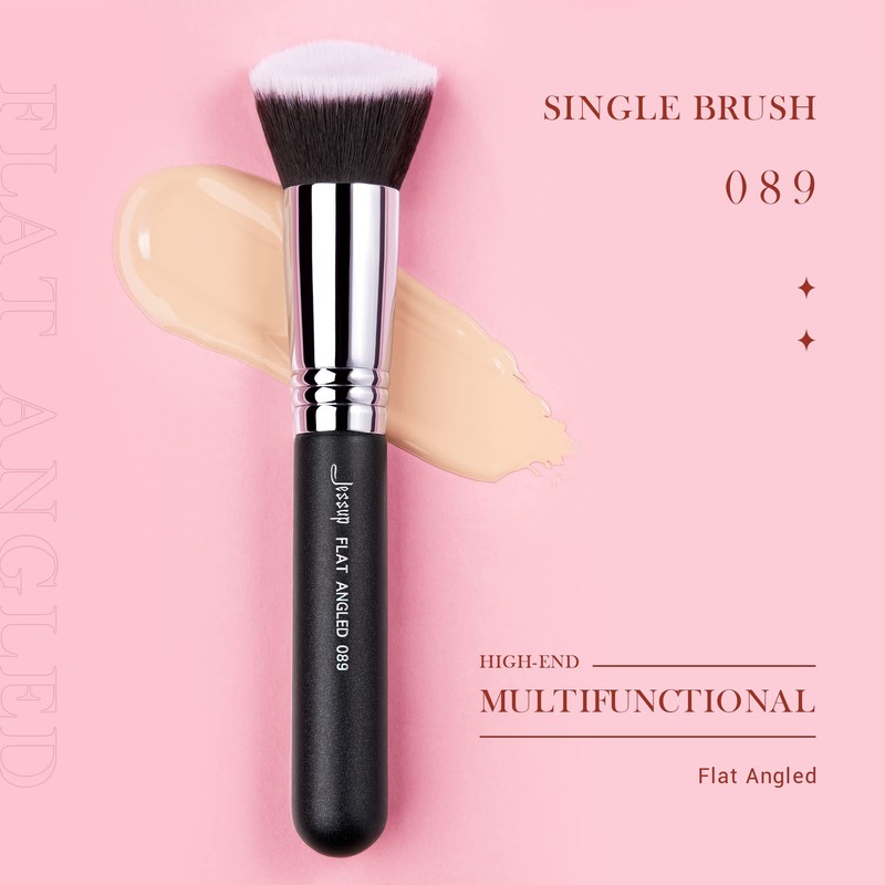 Jessup Rouge Makeup Brush Beauty Cosmetic Tool Flat Angled Liquid