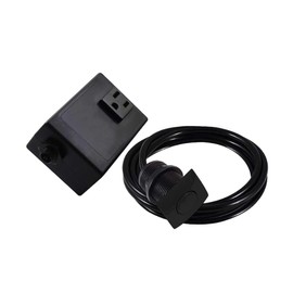 Peerless Designs Garbage Disposal Air Switch Button in Matte Black Finish - Made in U.S and Universally Compatible