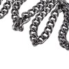 8pcs Curb Chain 8 Side Milled Straight Buckle 1.2meter DIY