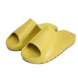 Cloud Slides for Women Men Adult Pillow Slippers Non Slip Shower Shoes Quick Drying Cusshion Slides Open Toe House Pool Sandal for Outdoor Indoor (Grass Green40-41)