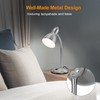 LEPOWER Metal Desk Lamp, Adjustable Goose Neck Table Lamp, Eye-Caring