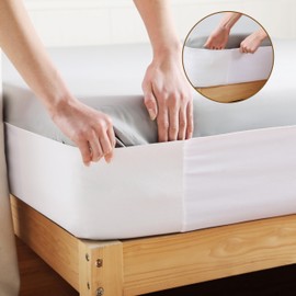 ALLFULL Fitted Bed Sheet Straps Bedroom Bed Sheet Holder Sheet Fasteners Keep Sheets in Place Elastic Sheet Strap Mattress Sheet Holders for All Mattress Sizes (Full)