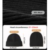 Wool Fisherman Beanies for Men Women, Short Knit Fall Winter