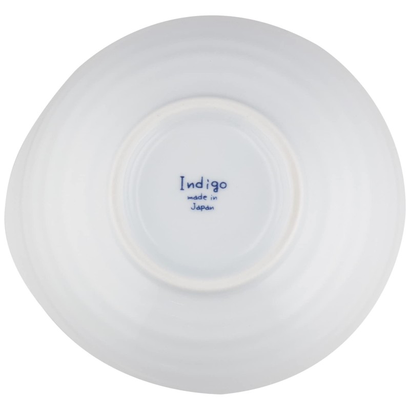 Hasamiyaki 32548 Indigo Aidama Pot with Handles, Indigo Dyed Komasuji