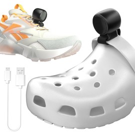 SEVENKA Croc Speaker, Mini Speaker for Crocs Charms, 3W Small Wireless Speaker Attachment for Croc Accessories, Rechargeable Mini Bluetooth Speaker Clip on Shoe Decoration Charm for Croc
