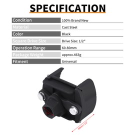 Llave para Filtro de Aceite, Extractor de Combustible, Herramienta para Filtro de Aceite Herramienta para Extracción de Filtro de Aceite Universal Utiliza una Apertura de 22 Mm