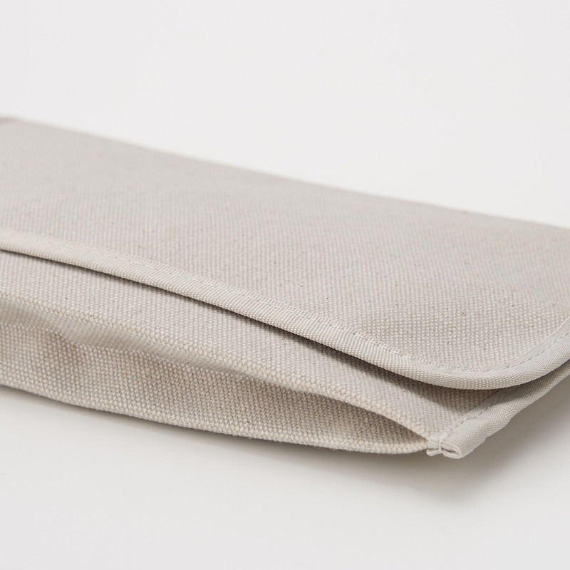 Muji NGB85A1S Cotton Maternal and Child Notebook Case, Small, Navy,