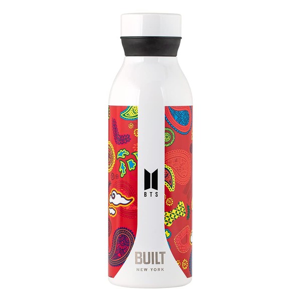 BUILT BTS Water Bottle, 18.9 fl oz (532 ml), V My Bottle, Vacuum, Portable, Bangtan Boys BTS Goods