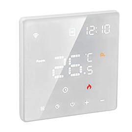 Smart Programmable Thermostat for Home with Zone Remote Sensor and C Wire Adapter 7 Day Programmable Energy Star Compatible with Alexa andAssistant (3A Linked Water Underfloor