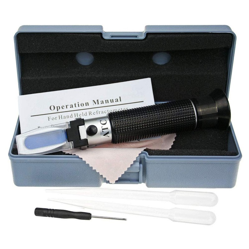 Salinity Refractometer for Seawater and Marine Fishkeeping Aquarium 0-100 PPT