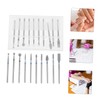 PACKOVE 10pcs Nail Drill Bits Manicure and Cuticle Care Professional