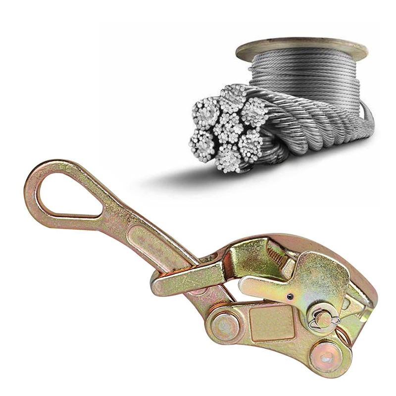 Steel Cable Jaw Puller 1T, Wear-resistant Cable Tensioner with High