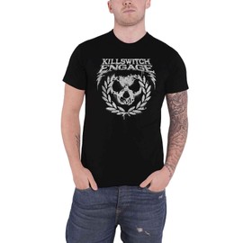 Killswitch Engage Men's Skull Spraypaint T-Shirt Small Black