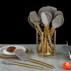 Gold Kitchen Utensils Set, Berglander 38 Pieces Non-stick Silicone Cooking