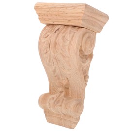 HOMSFOU Carved Wood Capitals and Corbels Decorative Wooden Corbel Rustic Corbel Dongyang G001 Solid Wood
