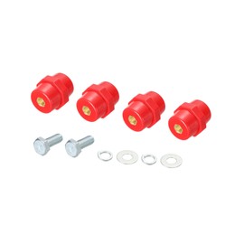 PATIKIL Insulator 4pcs SM45 High-Strength Polyester Standoff Insulators with M10 Screws for Power Distribution Cabinet
