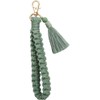 Llaveros De Macramé Para Mujer Pulsera De Muñeca Con Accesorio