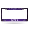 Central Arkansas Bears Chrome Metal (Purple Painted) License Plate Frame