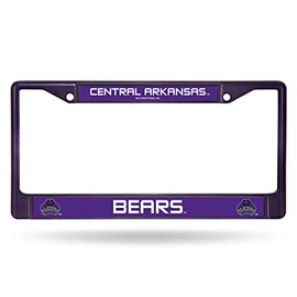 Central Arkansas Bears Chrome Metal (Purple Painted) License Plate Frame