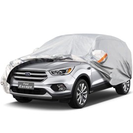 GUNHYI 6 Layer SUV Car Cover Custom Fit Ford Escape (2008-2025) Waterproof All Weather, Heavy Duty Outdoor Snow Sun Rain Uv Protection (Ships from US Warehouse, Delivery 3-8 Days)
