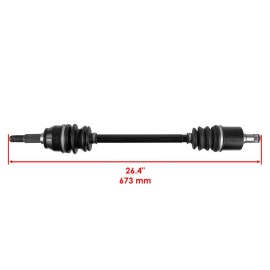 Caltric Front Left and Right CV Axle for John Deere AM148393 AM145189 AM140129 AM145326