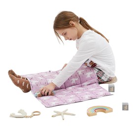 HOSUKKO Weighted Blanket - Weighted Blanket 3 lbs Purple Alpaca Heavy Blanket - Small Size Breathable Blanket(20 * 30 inches, 3 lbs)