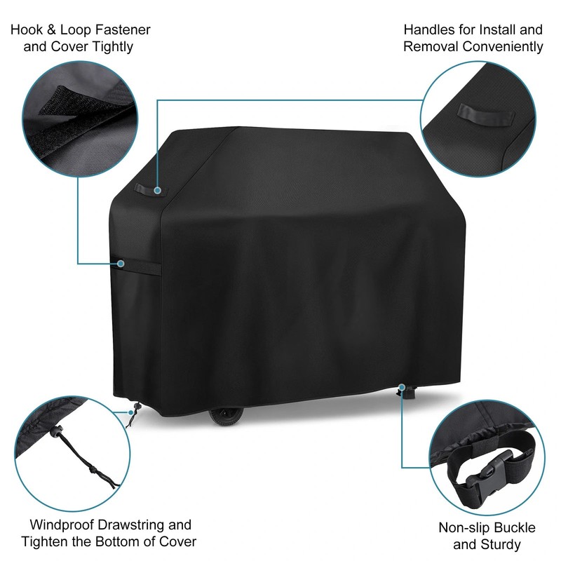420D Oxford Fabric Waterproof BBQ Grill Cover Heavy Duty Waterproof