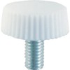 TRUSCO B53-0515 Cosmetic Screws, NO.3, White, M5 x 15, Pack of 15