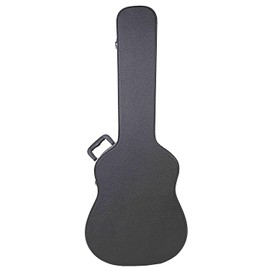 Gearlux Gearlux Dreadnought Acoustic Guitar Hardshell Case with Accessory Compartment - Black