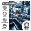 8 Pezzi Cuscinetti a Sfere 608ZZ in Metallo, per Skateboard,