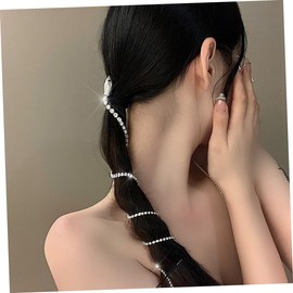 Beavorty 2pcs Tiara hair snakes punk hair tassels clip hair braiding clips hair jewelry fashion hair clips crystal punk hair clips snake hair clip alloy Miss girl snake chain