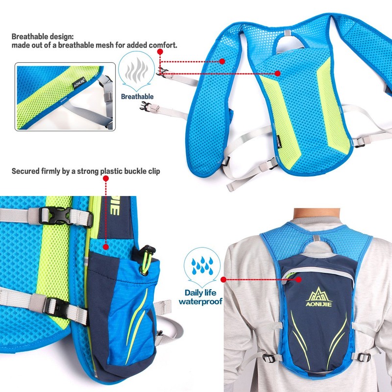 Hydration Backpack, Geila Hydration Vest Outdoors Sport Trail Marathoner Running