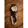 Dakota Leather Field Clip, Clip Watch, Leather Fob Strap, Lightweight