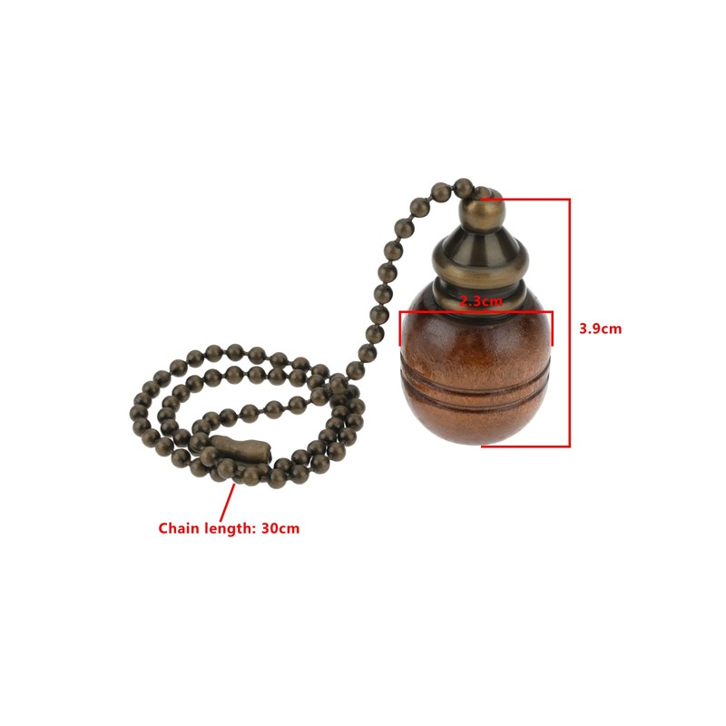 ECSiNG 3 Pieces 3.9 x 2.3 cm Decorative Wooden Pull