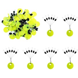 Drchoer Bobber Stoppers for Fishing Line: 150pcs Sinker Float Stops for Bass Fishing - Texas Rig Weight Stoppers Size Large