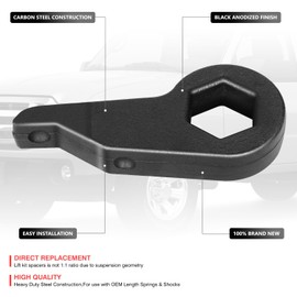 DNA MOTORING 1-3" Torsion Keys Compatible with Ford Ranger 4WD 1998-2011, Fits Models with Front Torsion Bar, J2-LK-FD-TK-002-BK