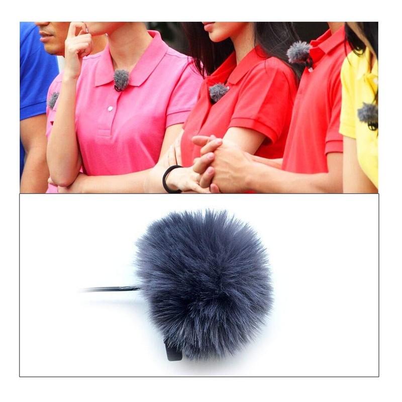 Lavalier Wind Muff 2 Pack Lapel Microphone Wind Muff 0.2/0.4