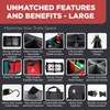 TRUNKCRATEPRO Red Car Accessories Trunk Organizer for Car, SUV Premium