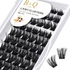 Cluster Lashes D Curl 12mm 72 Clusters B&Q Lash Clusters